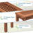 Nedal Solid Wood Outdoor Bench