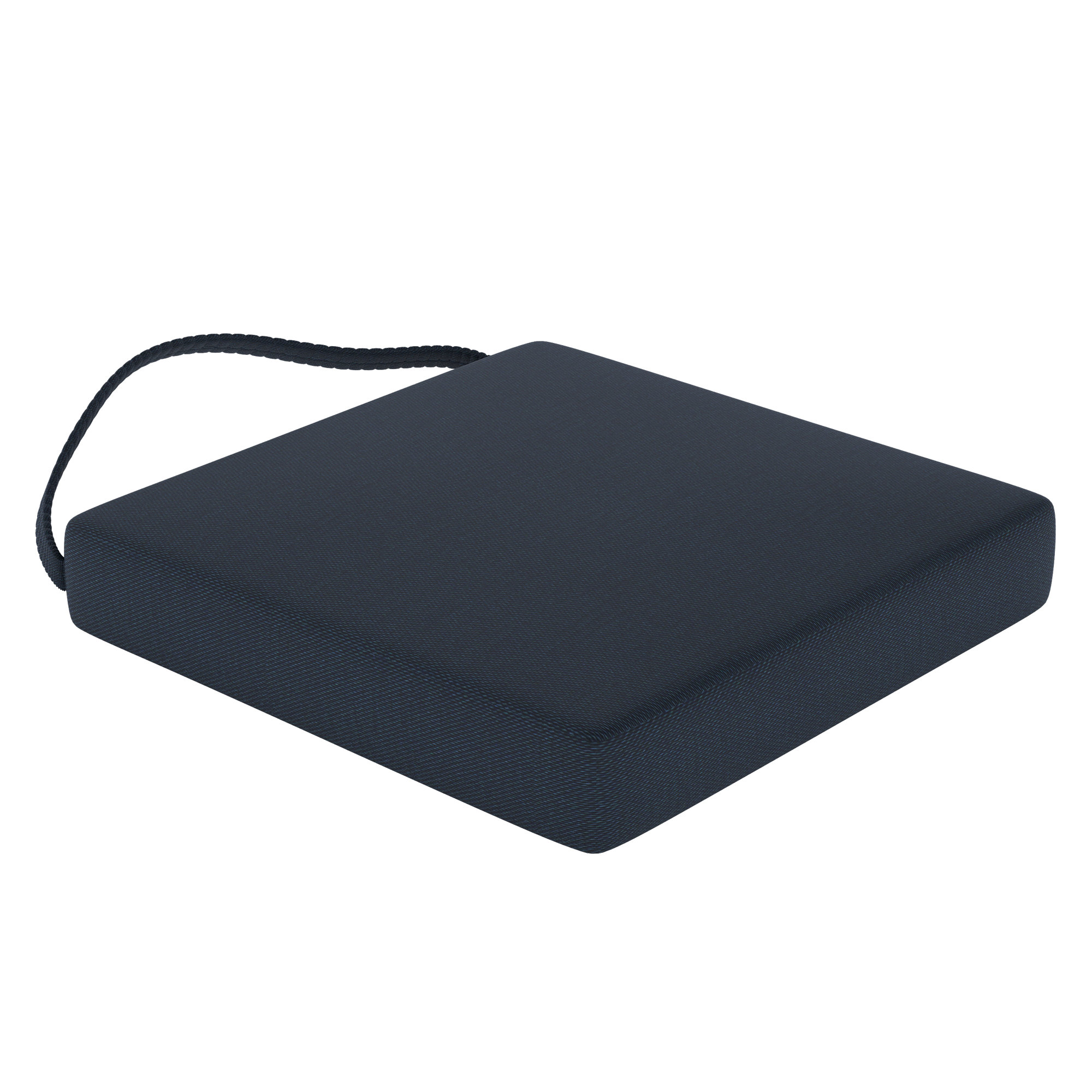 Sunbrella® Indoor/Outdoor Dining Chair Cushion, Canvas Navy Sunbrella® Canvas