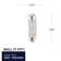 20 Watt Equivalent T3 LED Bulb