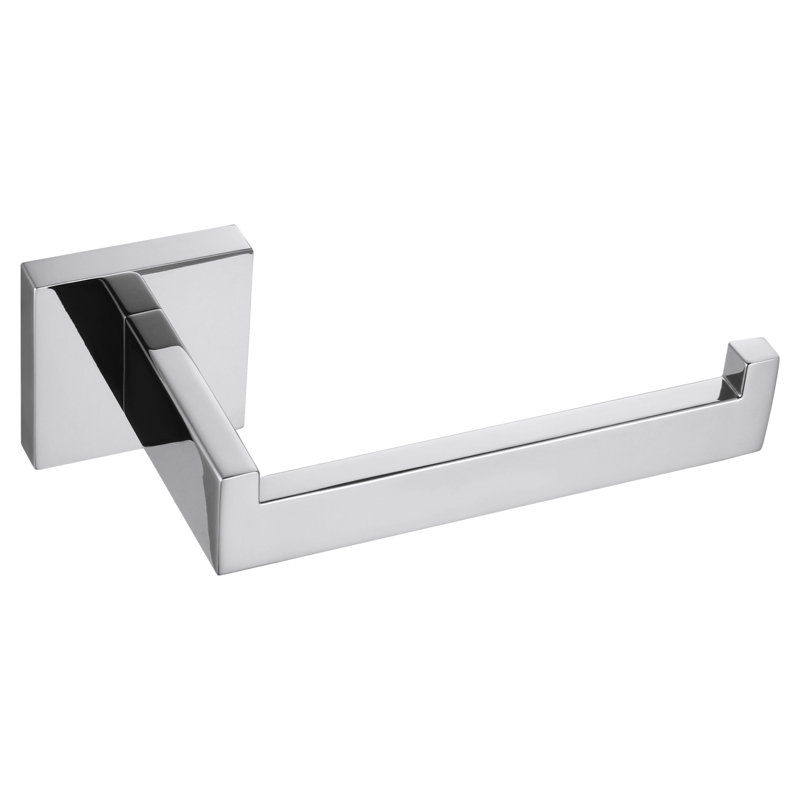 Porte-papier hygiénique mural pour salle de bain, Chrome poli