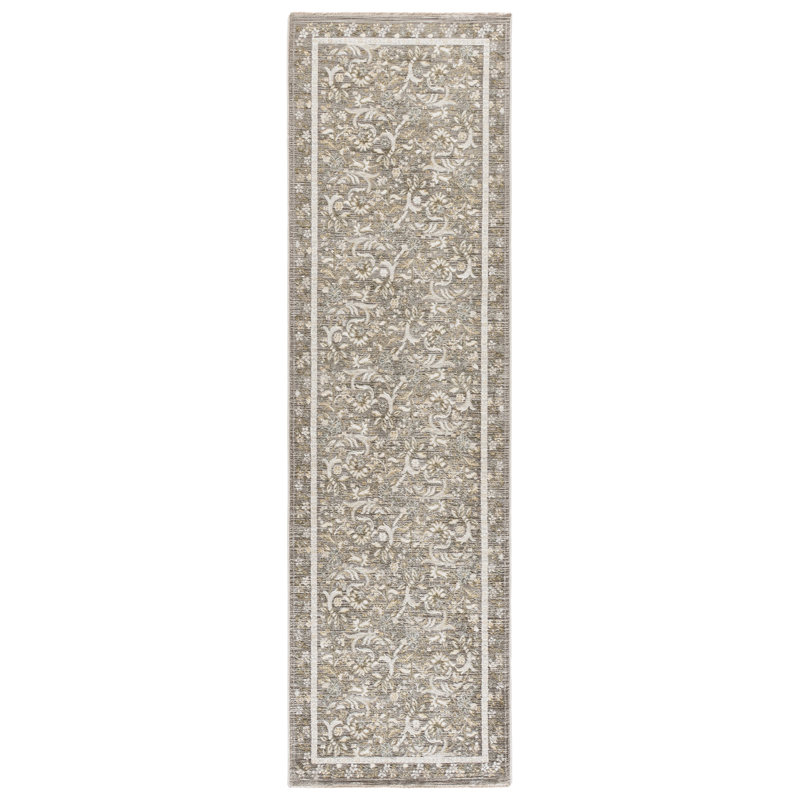 Tapis floral Bloom 720 Performance, Tapis de couloir 2 pi 3 po x 8 pi