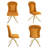 Velvet Accent Chairs Set of 2 for Living Room, Vanity Chair with Gold Metal Legs, Upholstered Dining Chairs,360° swivel for bedroom,Living Room, Dining Room, Kitchen-587261716