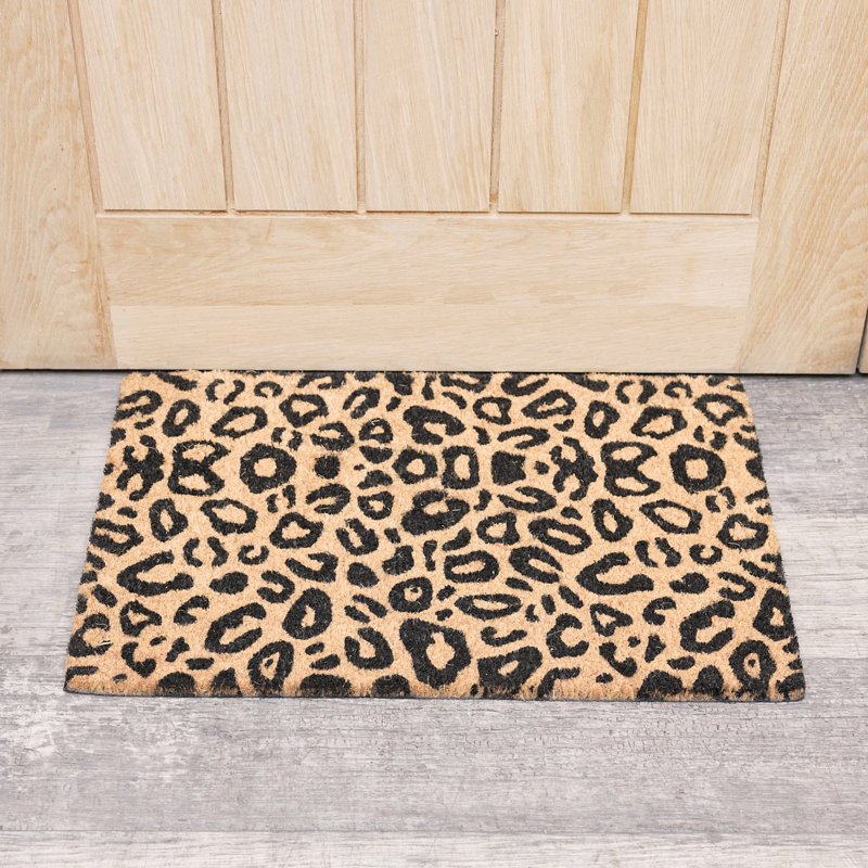 Azori Non-Slip Animal Print Doormat