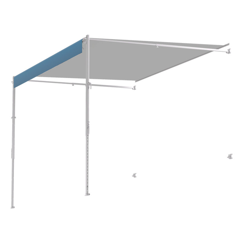 15' RV Replacement Awning Manual Trailer Awning for Most DC12V RVs