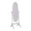 Miroir sur pied 59,25 "de haut avec finition blanche, forme ovale-114776907-114776906