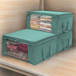 Bamboo Sorbus Foldable Storage Fabric Cube Bin Bag Organizers