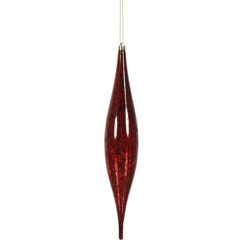 Ornement de Noël 13 "Mercury Rain Drop, Bourgogne