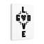 Love God - Wrapped Canvas Print-1221940956