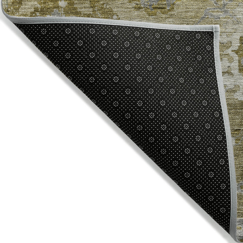 Tapis brun intérieur / extérieur lavable à la machine Chantille ACN1107, Rectangle 1 pi 8 po x 2 pi 6 po