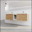 Meuble-lavabo 72 po à fermeture en douceur avec lavabo et petites tablettes de rangement-1022621970