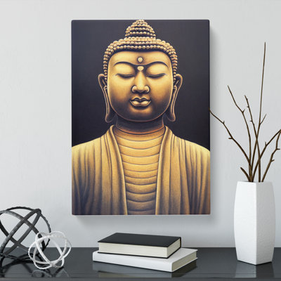 Buddha Chalk - Wrapped Canvas