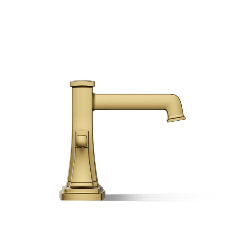 Riff Centerset Bathroom Sink Faucet, 0.5 GPM, Brushed Moderne Brass