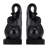 Ceramic Elephant Bookends Contemporary 8" Decorative Bookends for Book Storage-1858758216