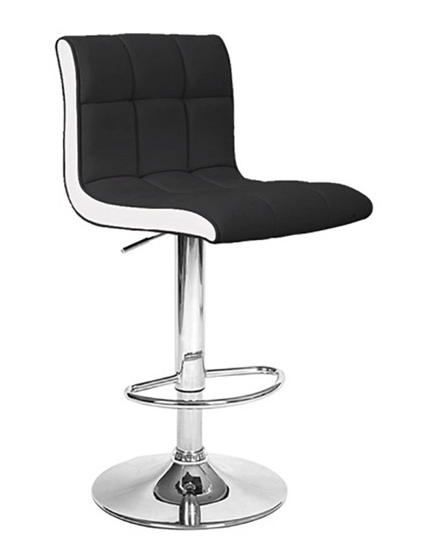 Tabouret de bar rotatif à hauteur ajustable Satyana, Brun