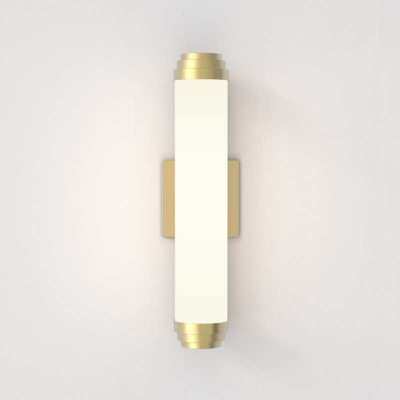 Burlington, 438 Lumens, Matt Gold, 15.75" H x 4.33" W x 4.65" D