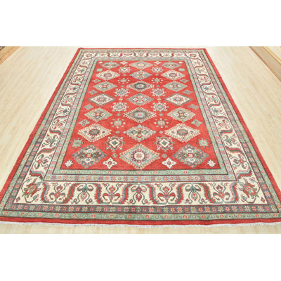 Tapis tribal Kazak 8 pi 2 po x 9 pi 10 po Neoshia