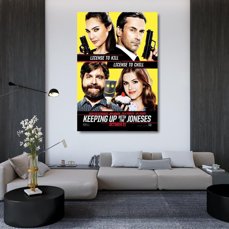 Keeping Up With the Joneses, 48" H x 32" W