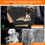 Housse pour siège d'auto pour chien pour siège arrière, 1 housse de siège pour animal de compagnie imperméable et hamac à panneau latéral pour voitures, camions et VUS, très grand