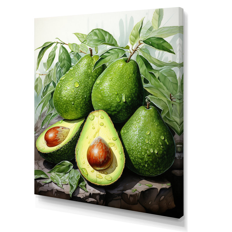 Fruit Lush Avocado II " Fruit Lush Avocado II ", 20" H x 12" W x 1" D