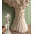 32.48" White Semi-Circle Solid Wood Console Table