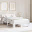 Bed Frame with Headboard Solid Pine Wood-1070559627-1070559638