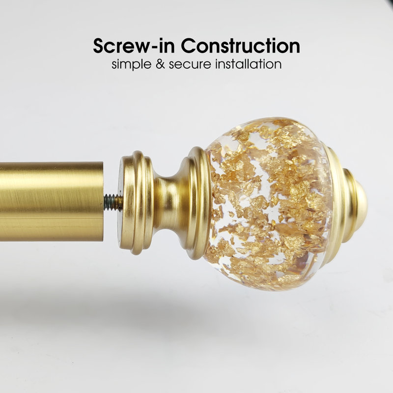 Veatch Resin 2.5'' Finial, Gold