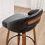 Tabourets de bar pivotants en simili cuir Lawrence-74279004-74279007