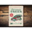 Plaque en aluminium Farm Fresh Christmas Trees-58196348