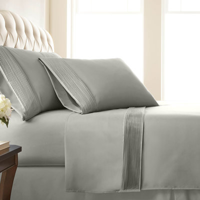 Vilano Springs  Extra Deep Pocket Bed Sheet Set with Pleated Hem Easy Care