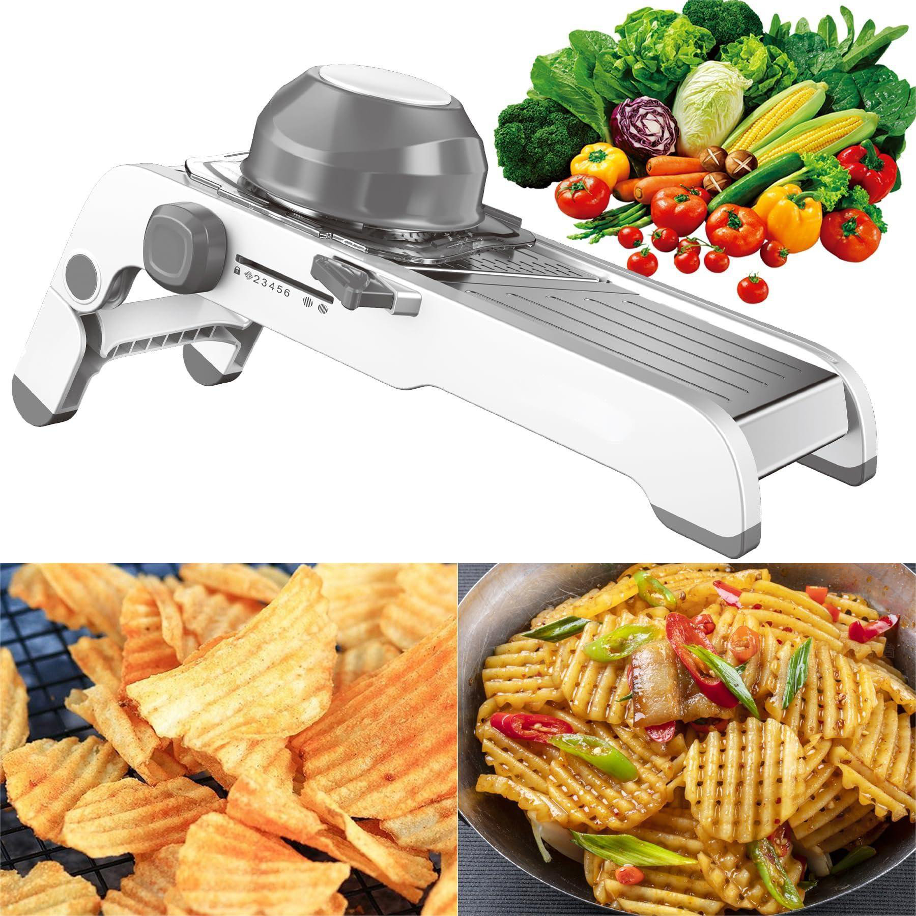 PRIMEX INC. 24In1 Slicer For Kitchen,Adjustable Kitchen