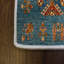 Asmah Flatweave Blue/Brown Rug-1166058372