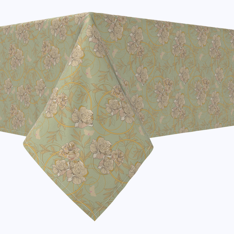 Floral 136 Cotton Tablecloths, 120" x 60"
