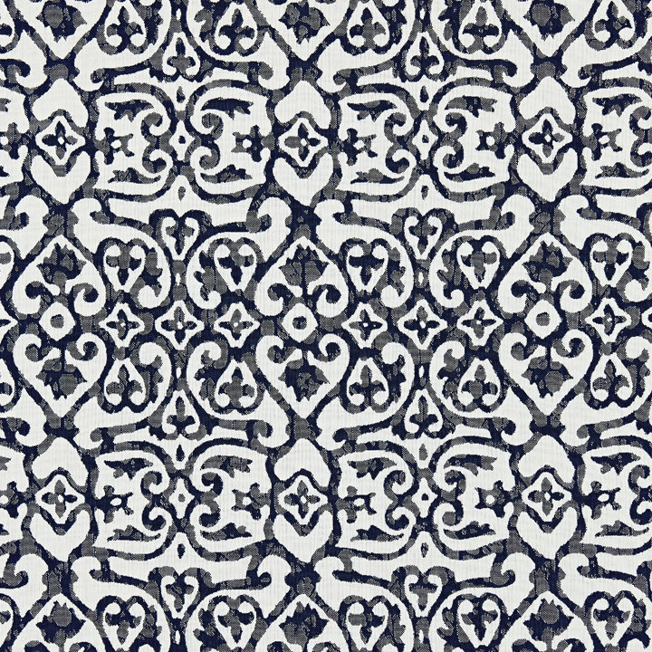 Tissu kediri d'été sans fin, Indigo