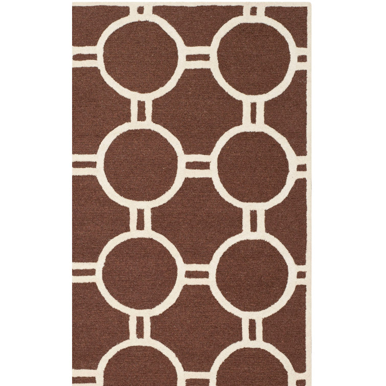 Deedgra Hand Tufted Wool Geometric Rug