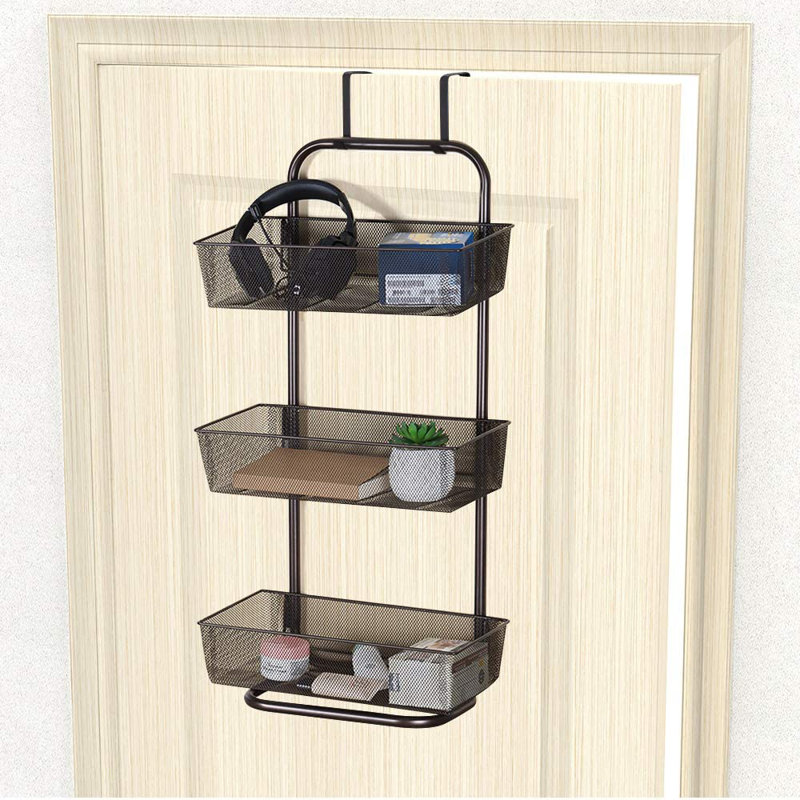 Tatom Metal Wall Organizer with Wall Baskets