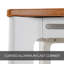 Detachable Two-Piece Steel Dining Table