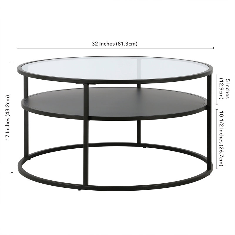 Frame Coffee Table with Storage