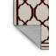 Tapis gris en treillis lavable à la machine-577411534