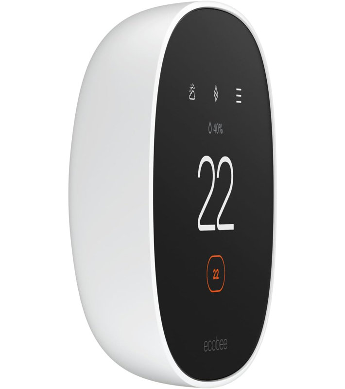 Thermostat intelligent ecobee Wi-Fi amélioré - noir