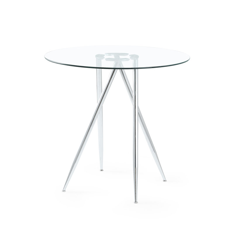 Vice Bar Table and Red Bar Stool Set