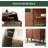 4 Tier Assembled Solid Oak Shoe Cabinet with Shelf-1206076470-1197463166