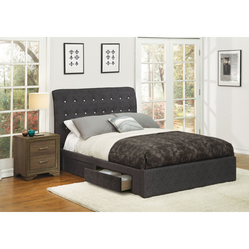 Gibsonia Upholstered Platform Bed, Queen