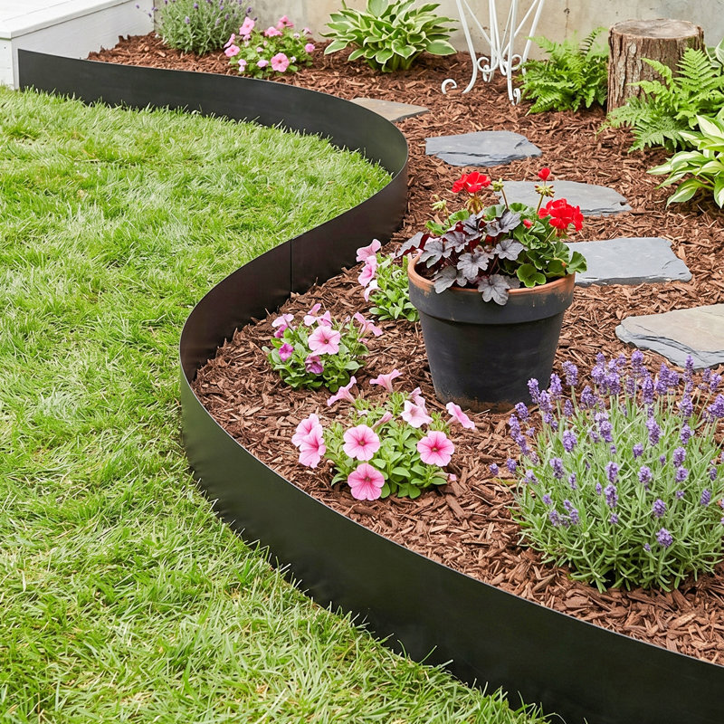 14 cm H Lawn Edging Fencing, 14cm H x 500cm W