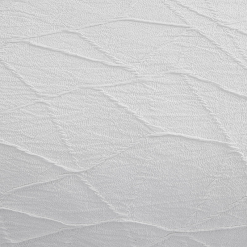 Ensemble d'édredon blanc abstrait Vera Wang, Édredon pour très grand lit + 2 très grandes ta