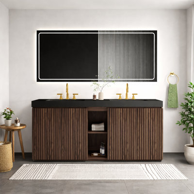 Meuble-lavabo double 72 po Modern