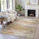 Machine Washable Indoor/Outdoor Xhevrie Khaki Rug