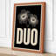 Duo Modern 1 Piece Wrapped Canvas Wall Art-620856029-620856017