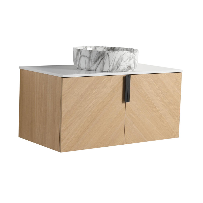 Meuble-lavabo 36 po avec lavabo en céramique