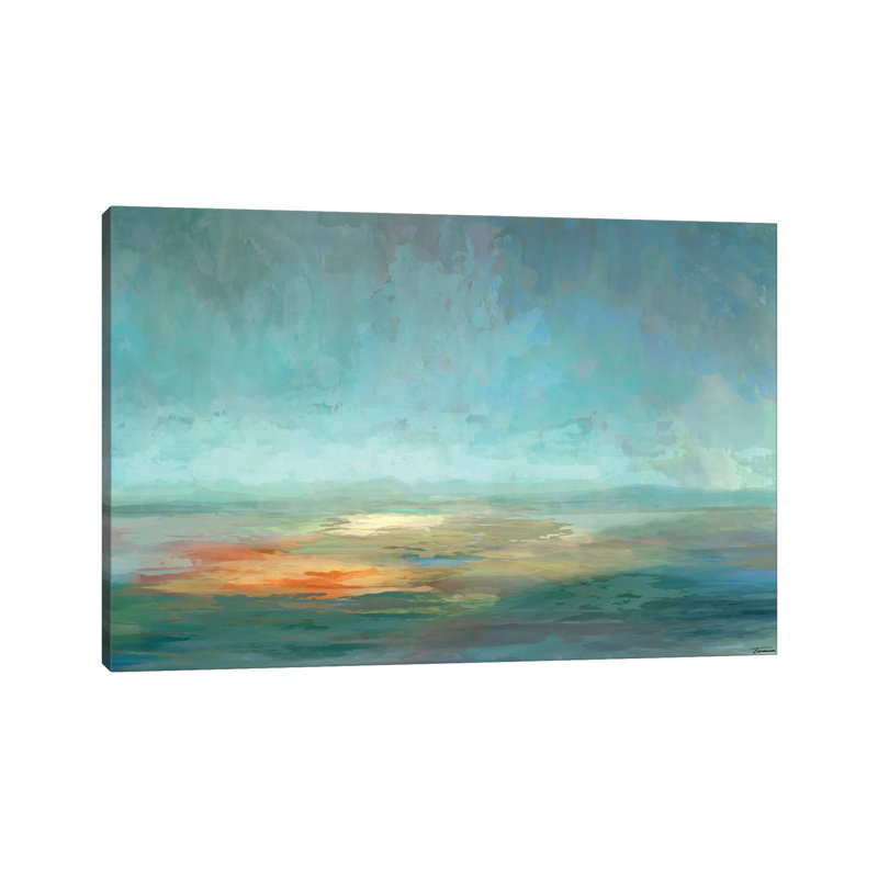 Cascade V, reproduction d'art sur toile tendue, H 12 po x l 18 po, Toile tendue, Ne s’applique pas
