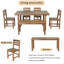 Ensemble de table et chaises d'extérieur en bois d'acacia de haute qualité-2001009583